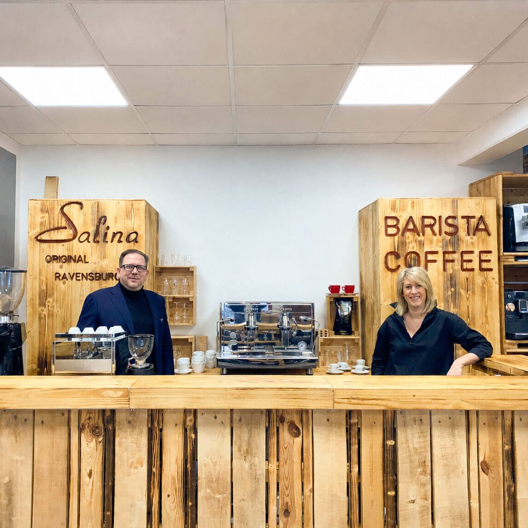 Goran und Katja Zadravec – das Team von Salina Coffee Center in Ravensburg